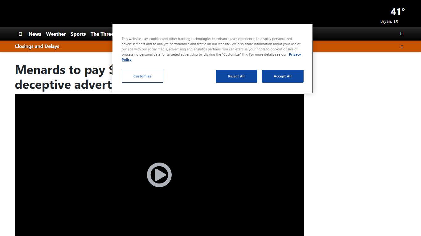Menards to pay $4.25M in settlement over deceptive advertising